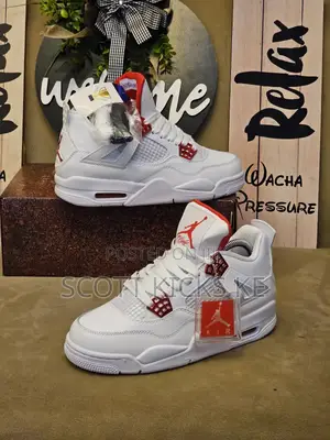 Air Jordan 4 Unisex Quality Sneakers.