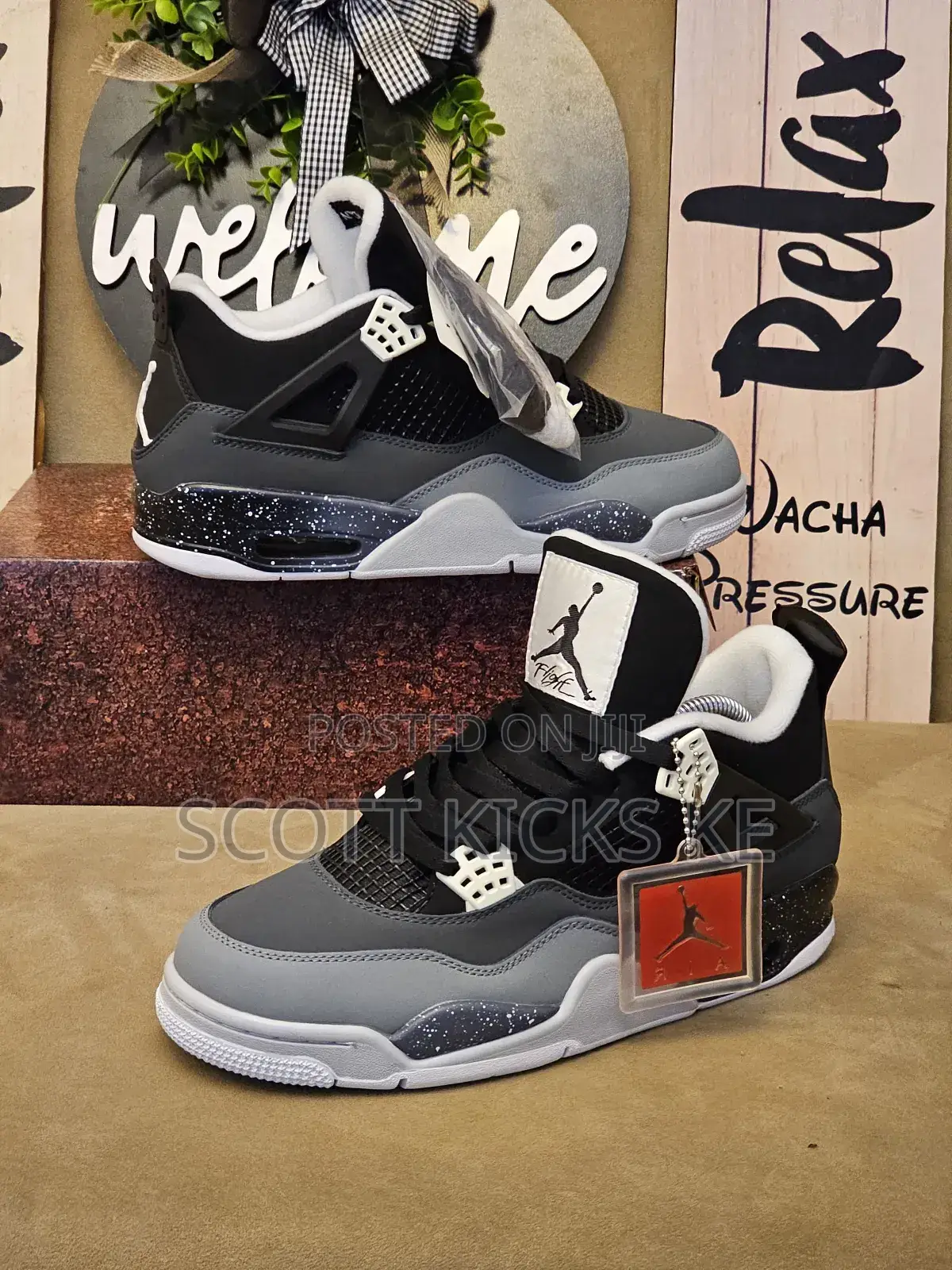 Air Jordan 4 Unisex Quality Sneakers.