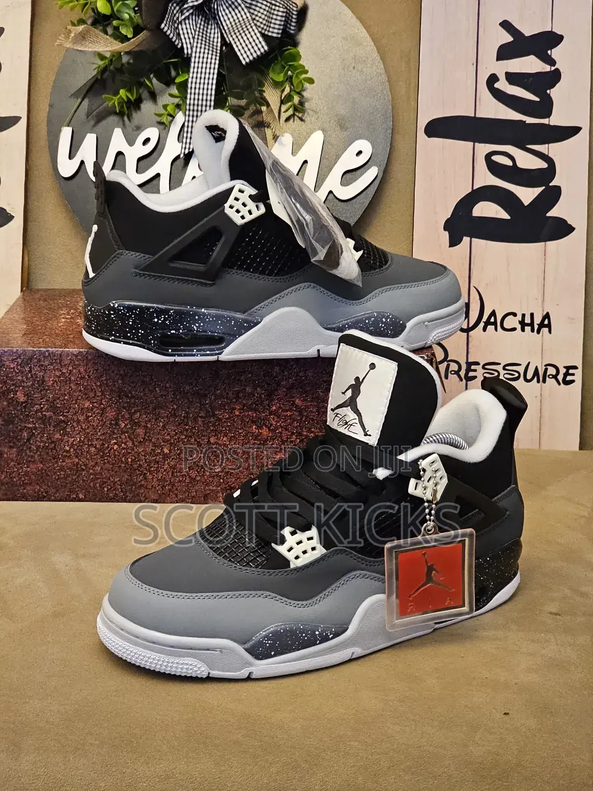 Air Jordan 4 Unisex Quality Sneakers.