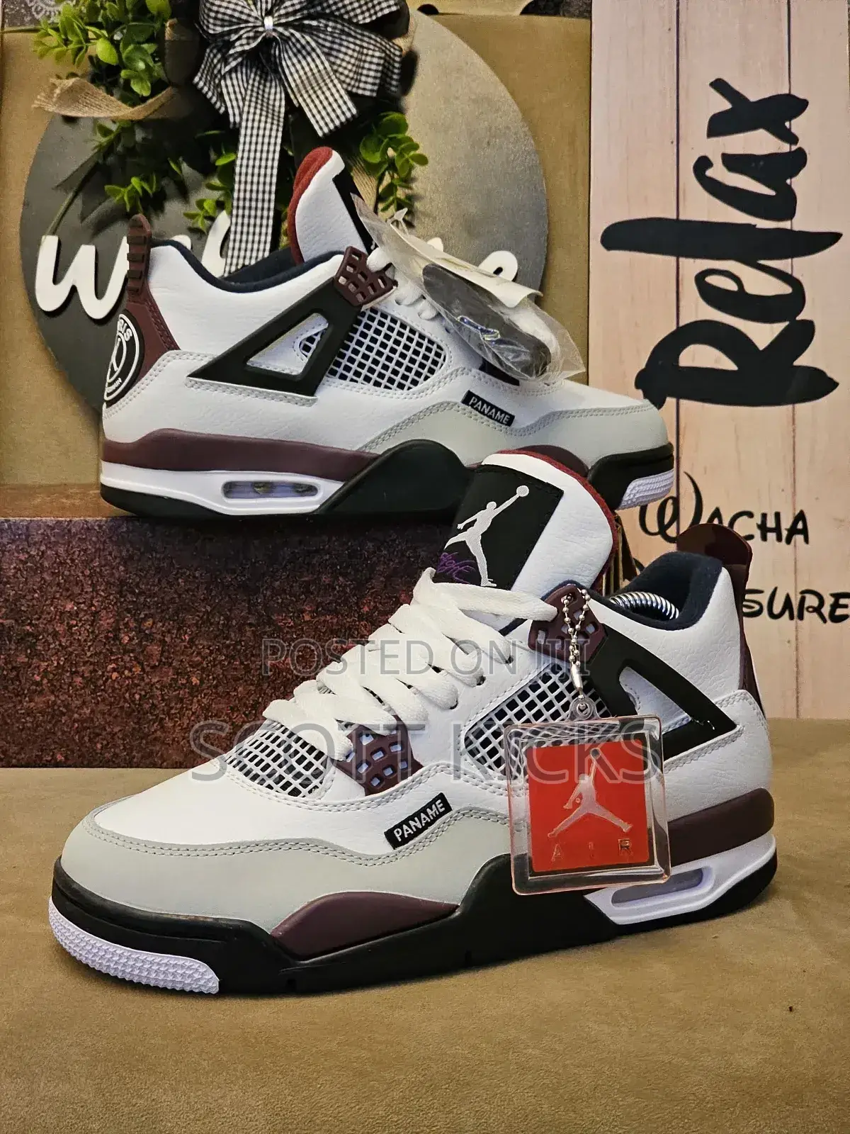 Air Jordan 4 Unisex Quality Sneakers.