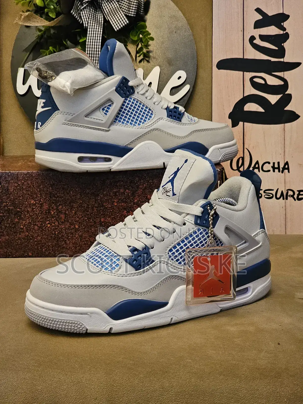 Air Jordan 4 Unisex Quality Sneakers.