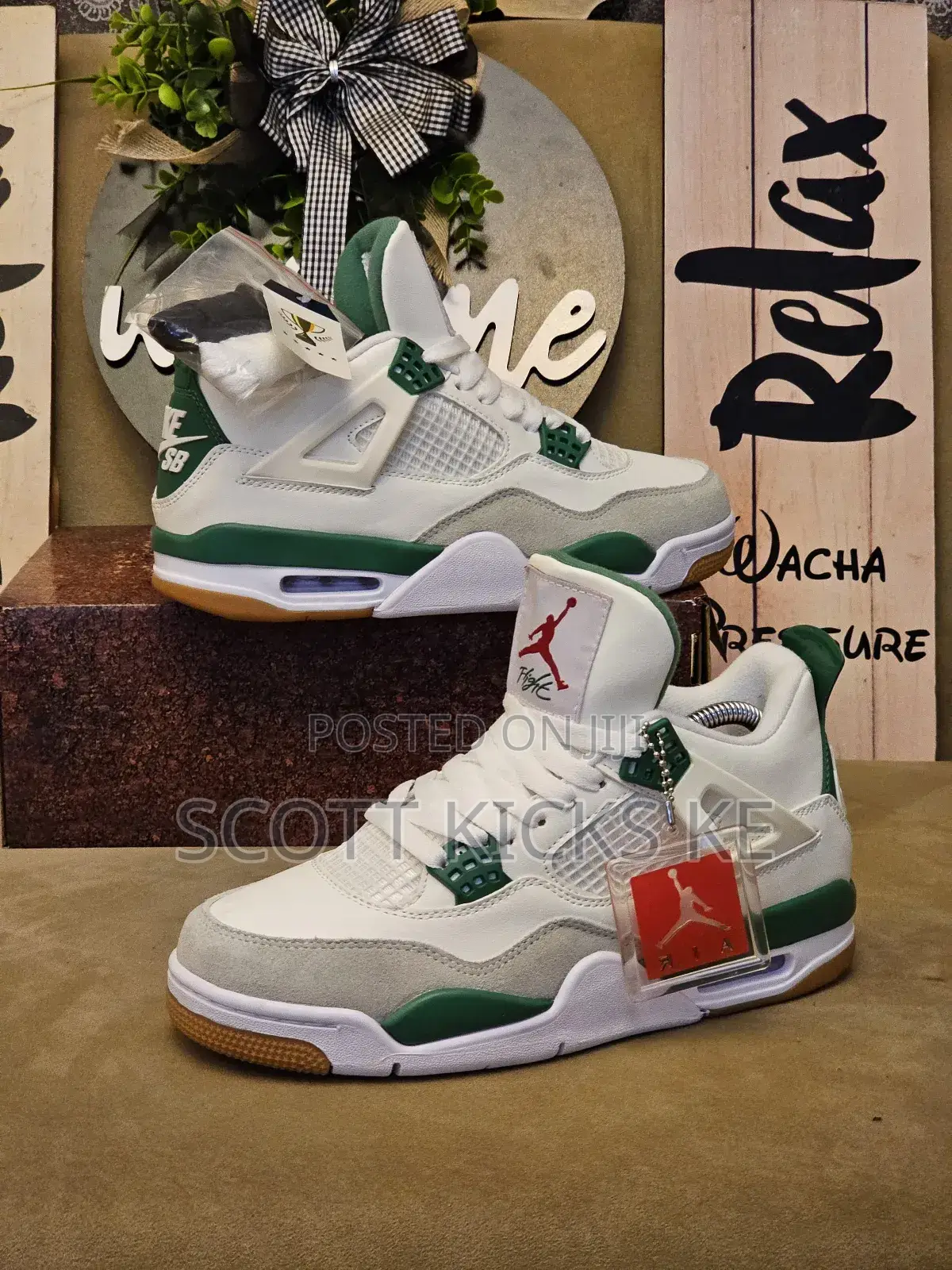 Air Jordan 4 Unisex Quality Sneakers.