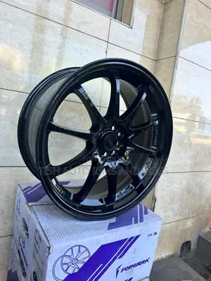 Rays Black 18 Inch Rims Set 5*100/114.3