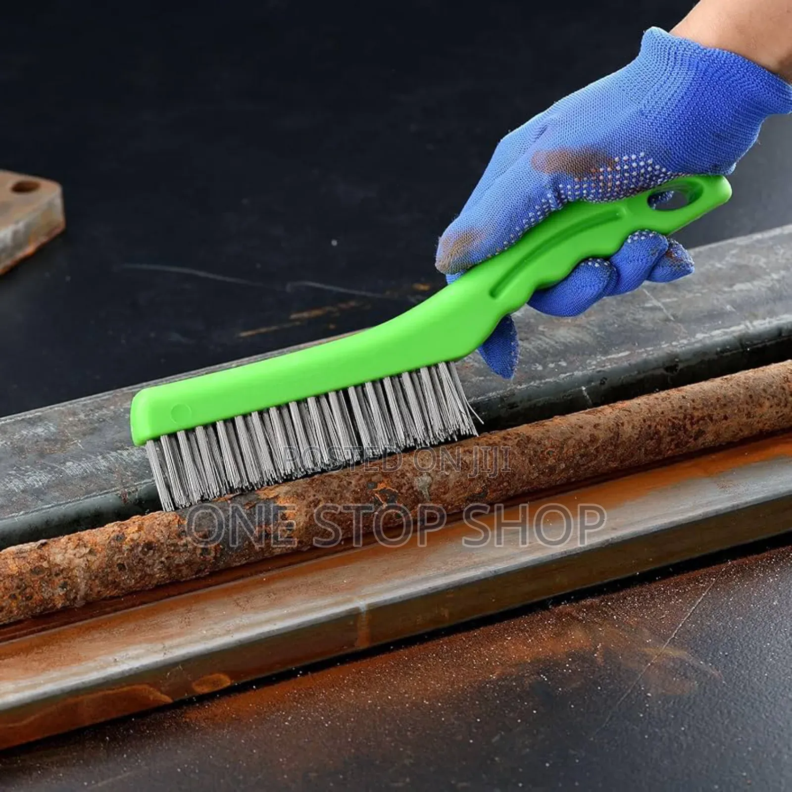 2ps Steel Wire Brush With Metal Scraper