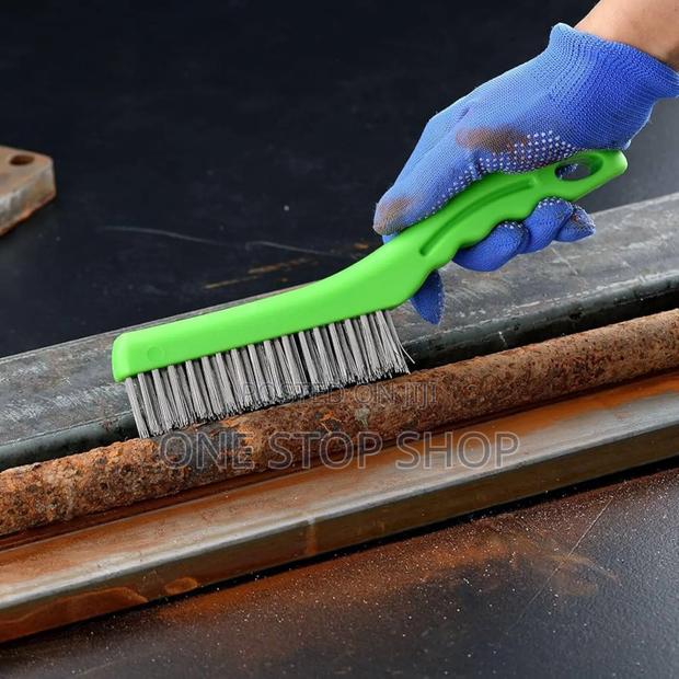 2ps Steel Wire Brush With Metal Scraper