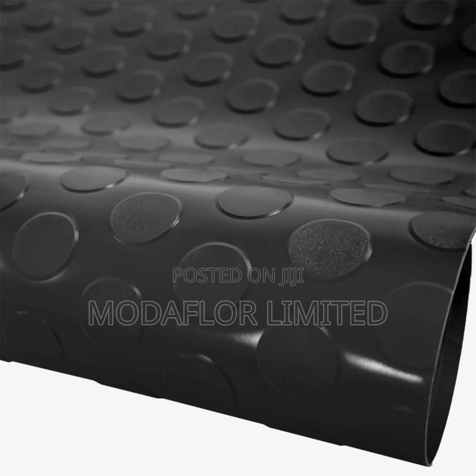 Heavy Duty Rubber Coin Mat | Industrial Flooring | Sold Per Meter