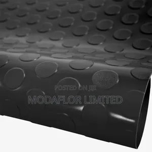 Heavy Duty Rubber Coin Mat | Industrial Flooring | Sold Per Meter