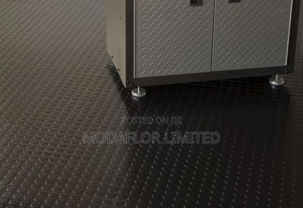 Premium Rubber Coin Flooring | Garage Workshop Mat | Per Meter
