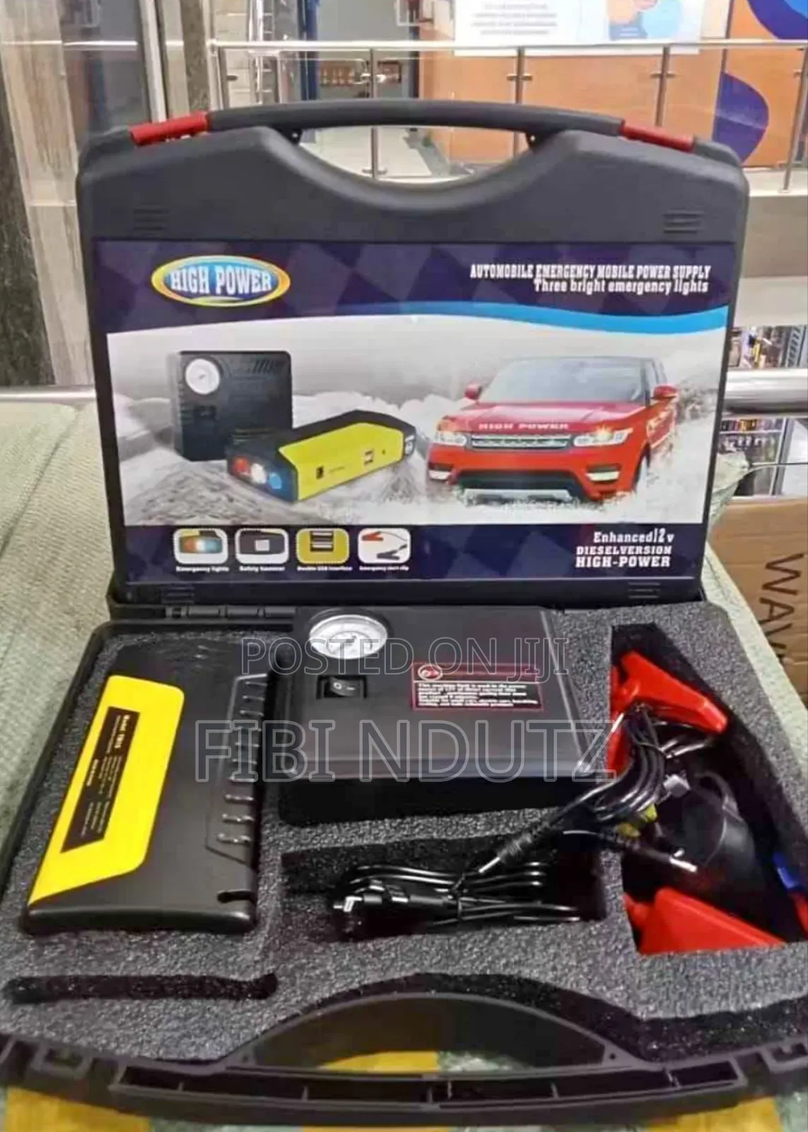 Car Jump Starter Kit/Multi-Functional Jump Starter Kit