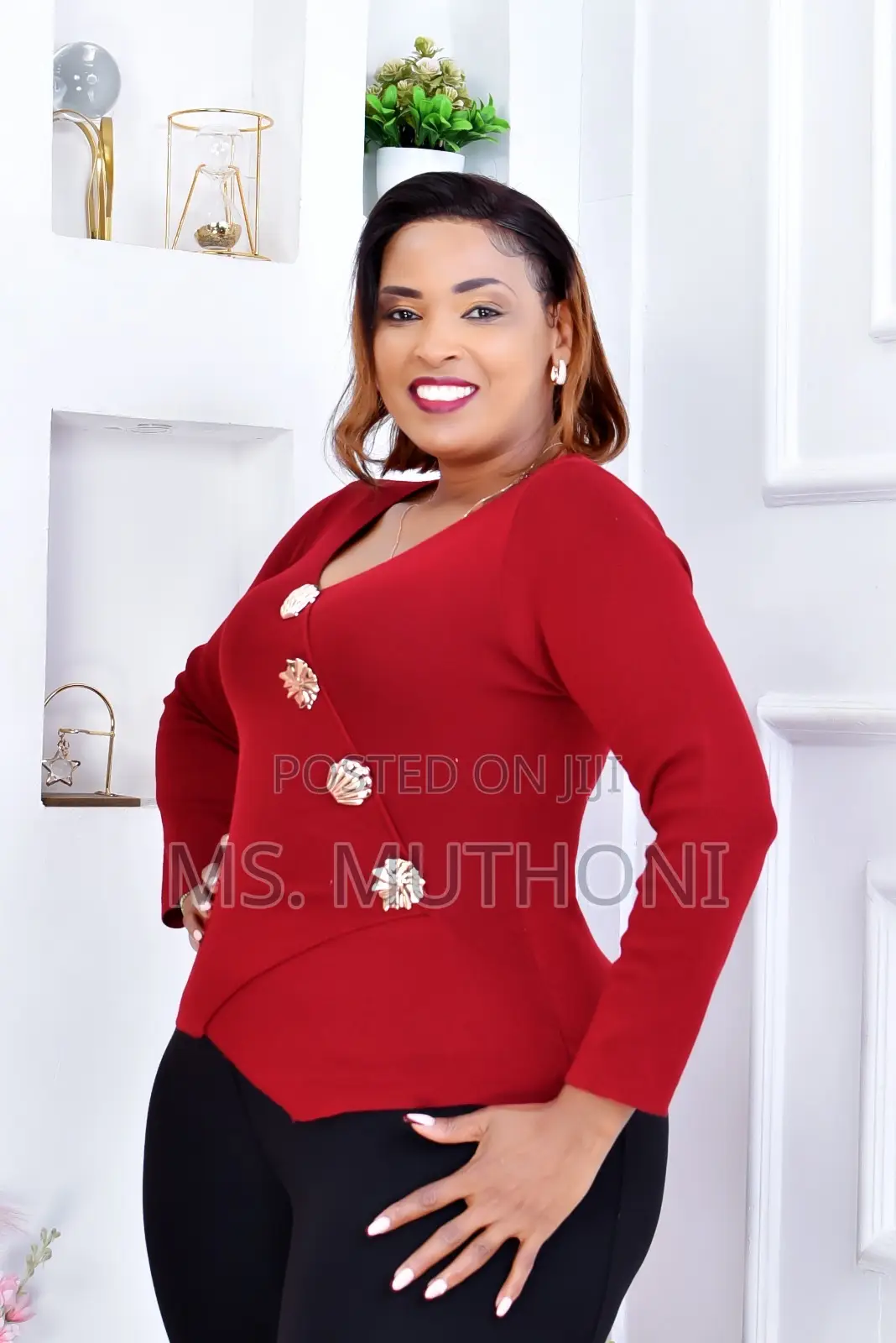 Free Size Classy Tops With Unique Side-Cut Design