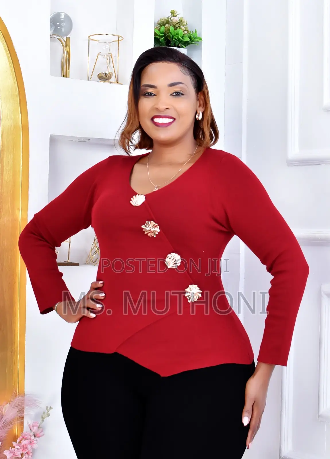 Free Size Classy Tops With Unique Side-Cut Design