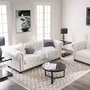Home Sofa; Designer 3-seater Fabric Sofa For Stylish Home Interiors