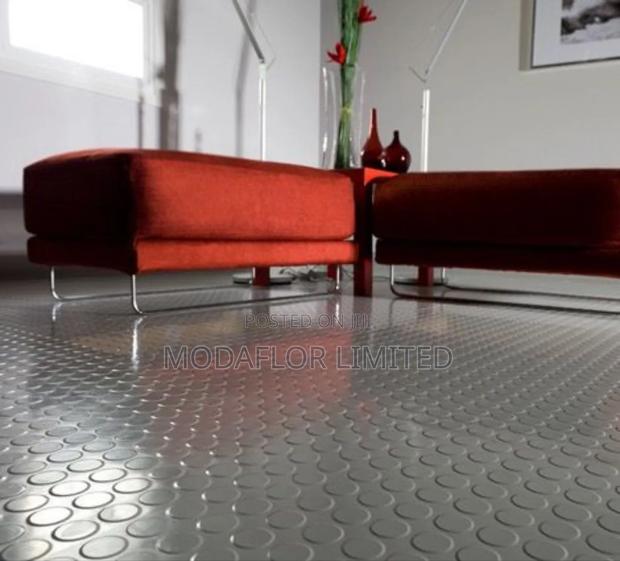 Industrial Coin Rubber Matting Roll | Strong Grip | Sold Per Meter