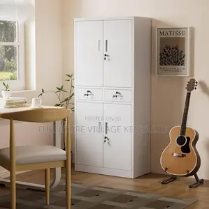 Office Cabinet; 4-door Metallic Office Cabinet