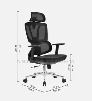 Office Chair; High Back Orthopedic Office Chair