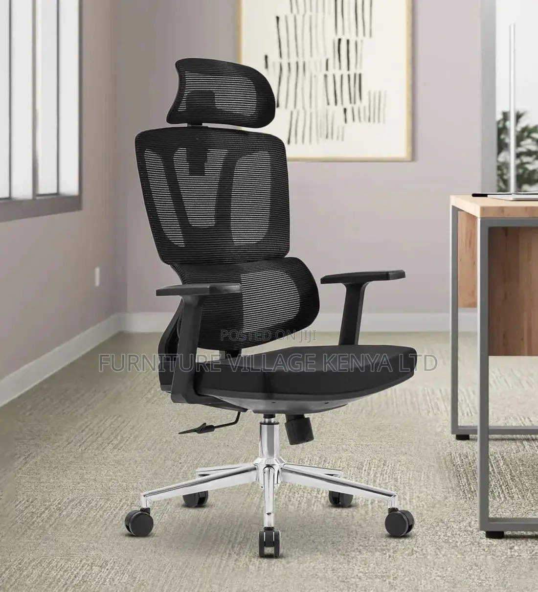 Office Chair; High Back Orthopedic Office Chair