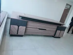 Office Desk; 2.4m Modern Executive Desk