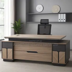 Office Desk; 2.4m Modern Executive Desk