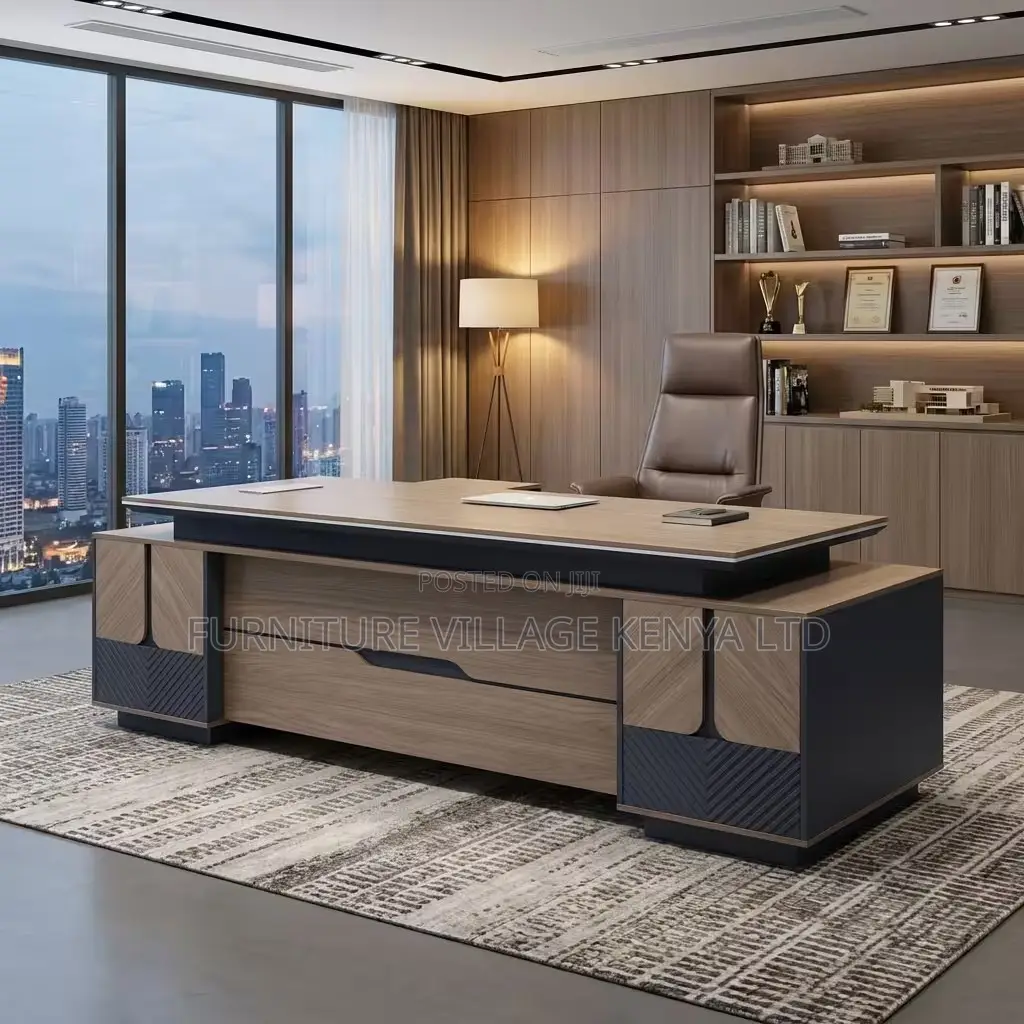 Office Desk; 2.4m Modern Executive Desk
