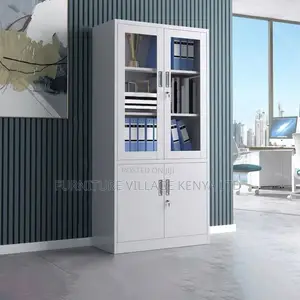 Office Cabinet; 2-door Metallic Office Cabinet