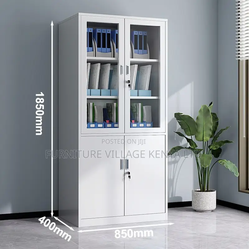 Office Cabinet; 2-door Metallic Office Cabinet
