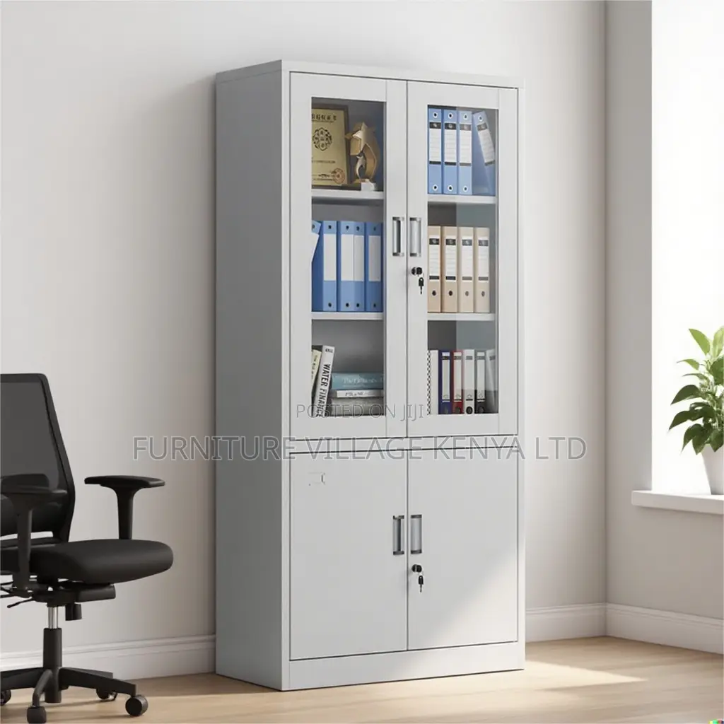 Office Cabinet; 2-door Metallic Office Cabinet