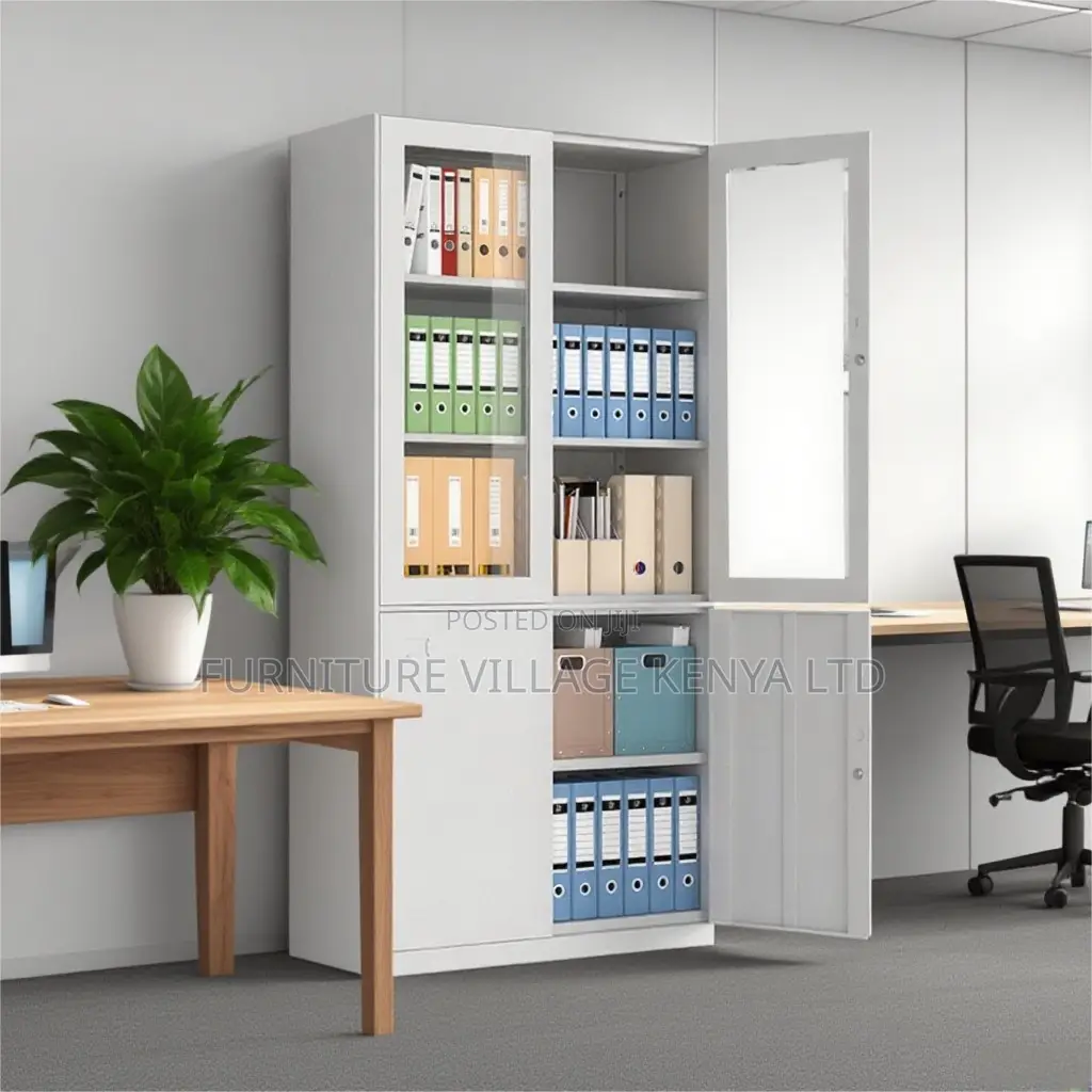 Office Cabinet; 2-door Metallic Office Cabinet