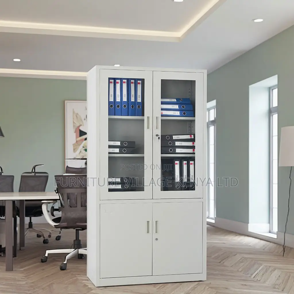 Office Cabinet; 2-door Metallic Office Cabinet