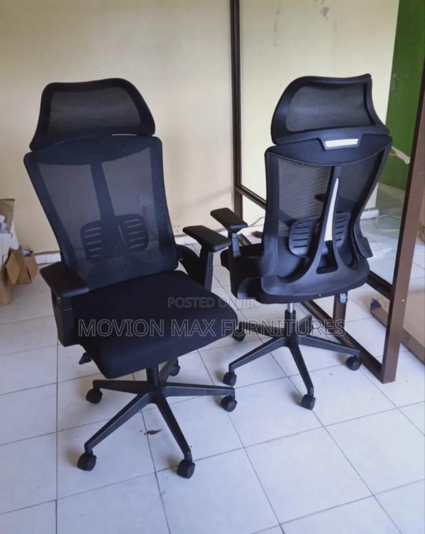 Black Office Orthopedic Chair - main view