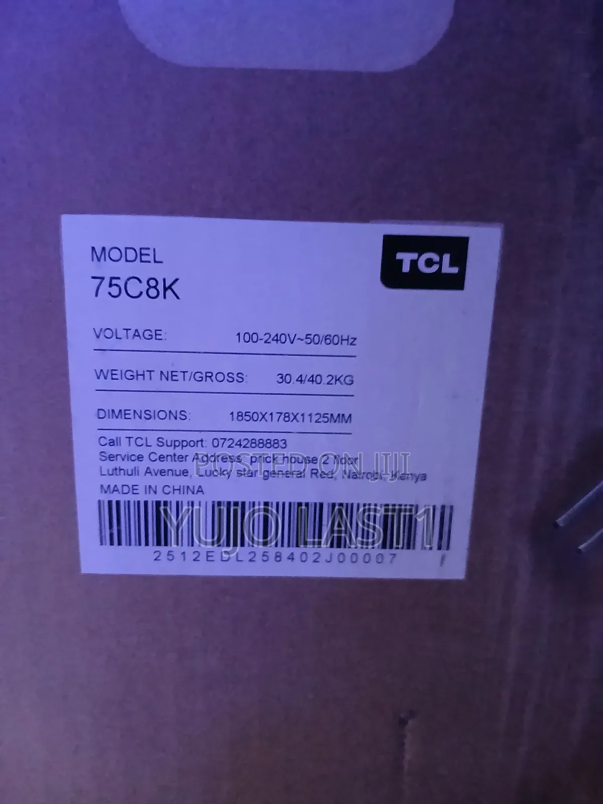 Tcl 75c8k Qd-miniled Tv | 75-inch Smart Tv In Kenya