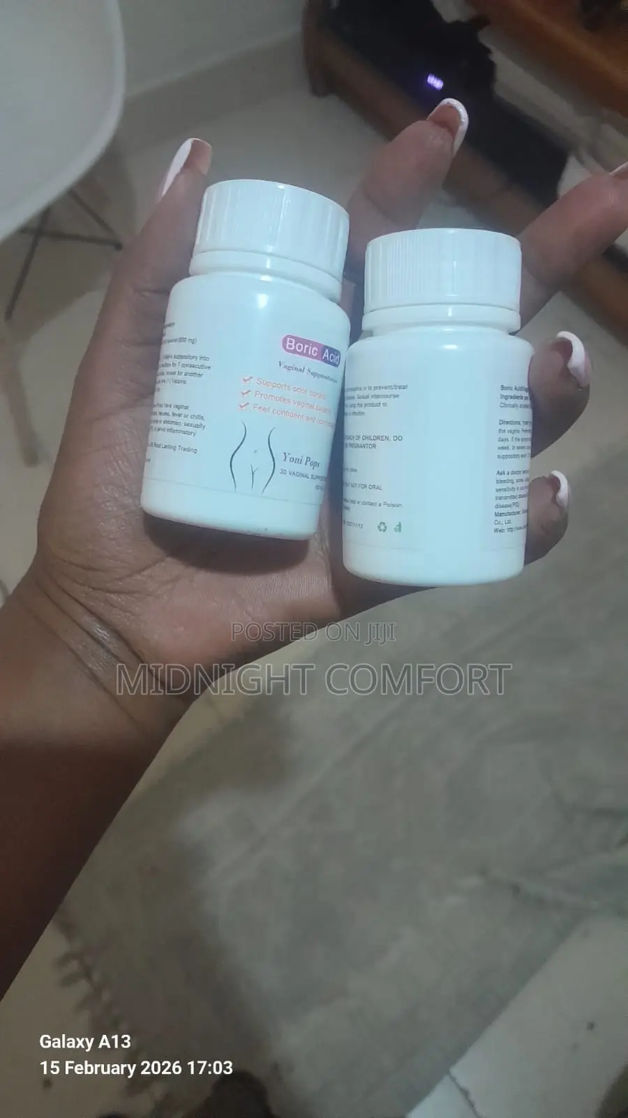 Boric Acid 600mg Suppositories