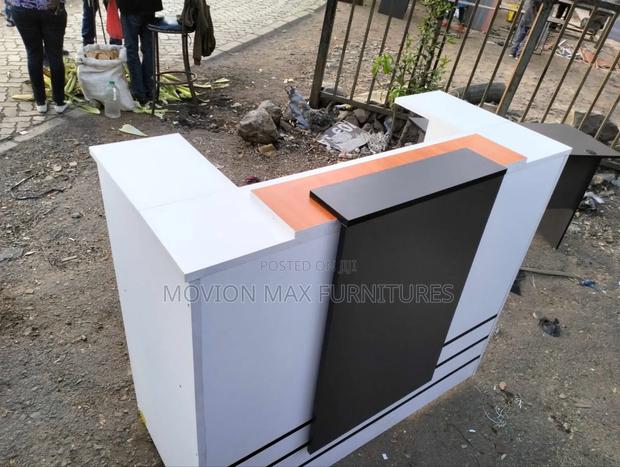 Custom Made Office Reception Desk - main view