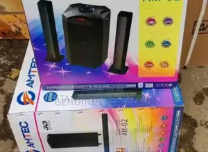 With Tall Boys. New Amtec 002 Woofer. Two Speakers