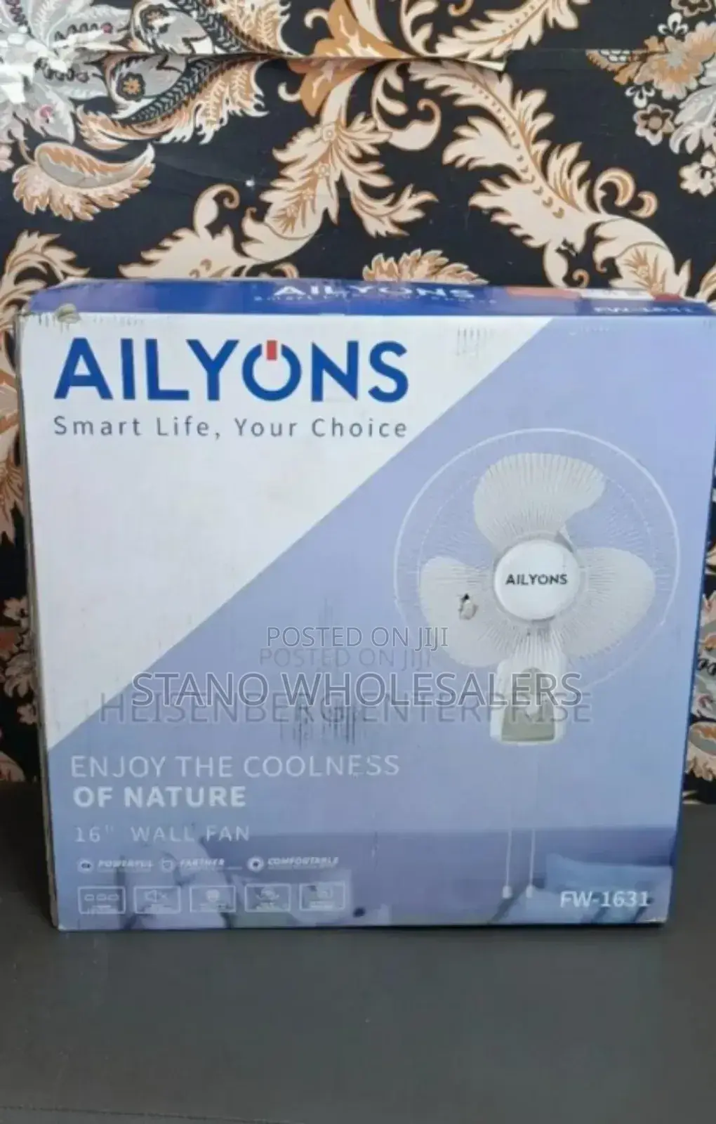 Colour White Ailyons 16inch Fan