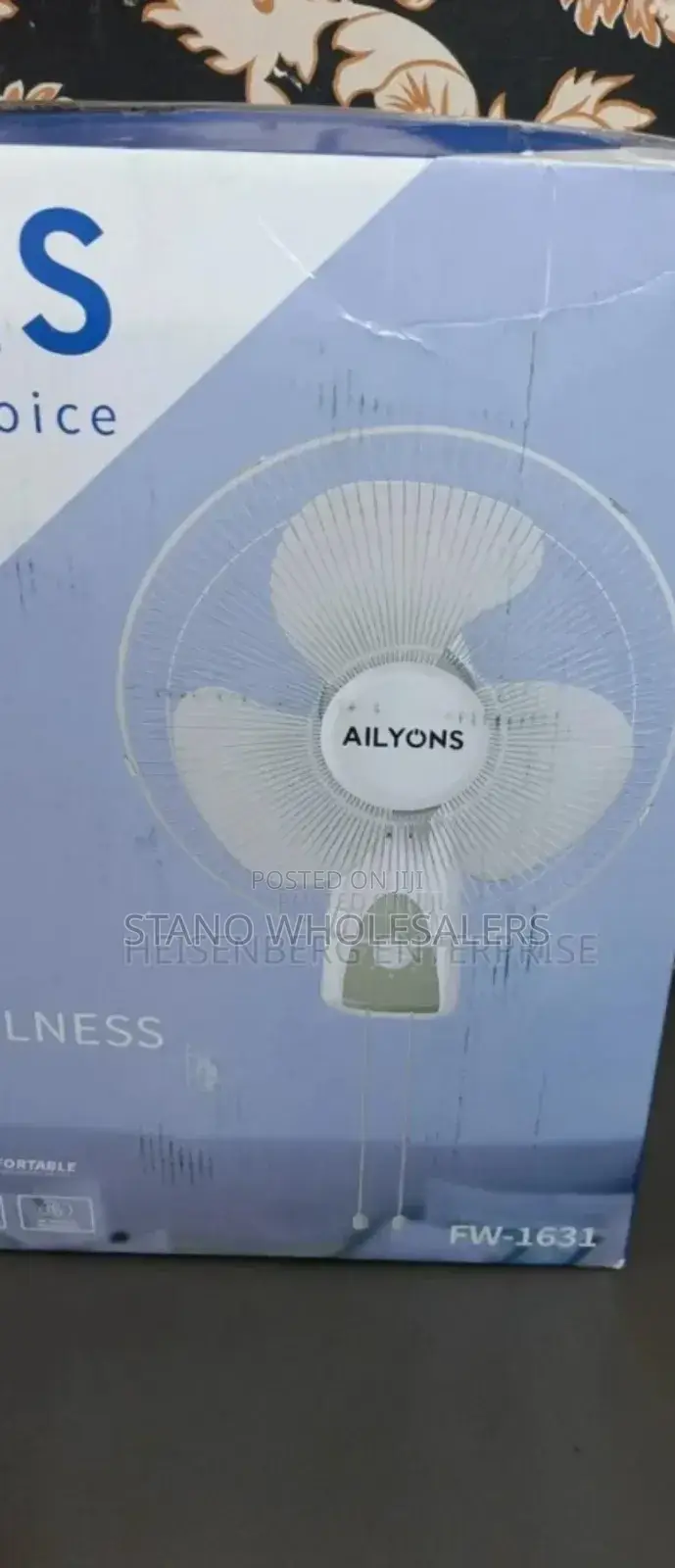 With Warranty. Brand New Ailyons 16inch Fan