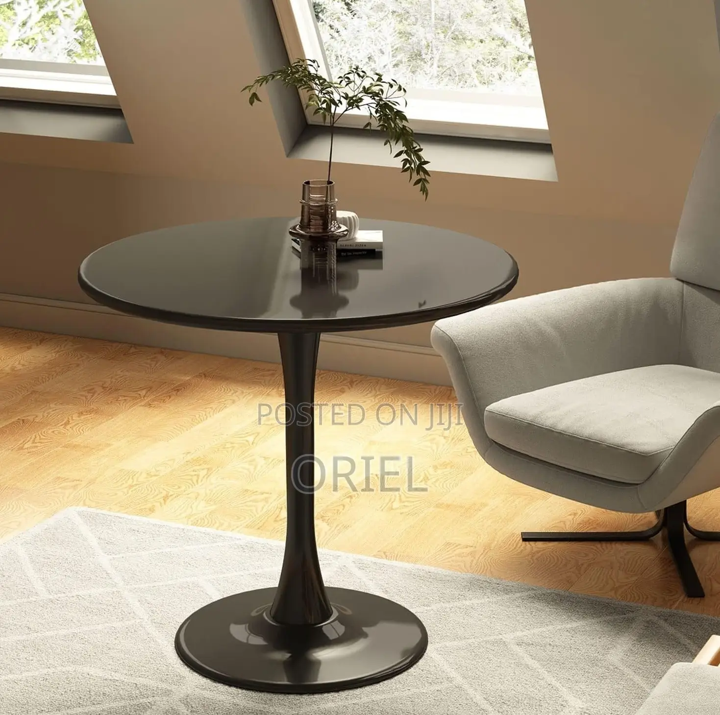 Dining Tables; Modern Farmhouse Round Dining Table