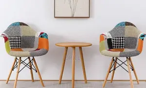 Home Chairs; Unique Patchwork Armrest Chair for Reading Nook