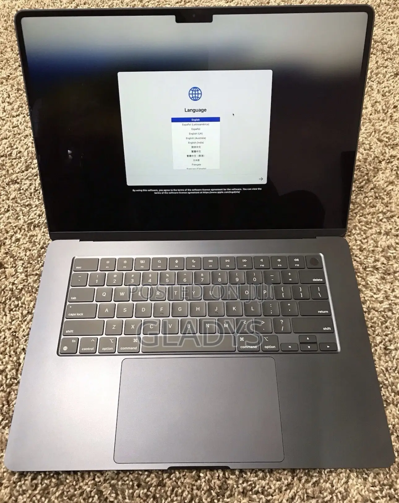 Laptop Apple MacBook Air 2024 M3 15-inch 8GB Apple M3 SSD 512GB
