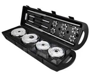 Colour Silver New. Quality 50kgs Dumbells