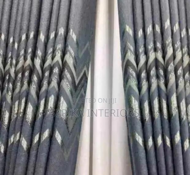 Grey Striped Curtains Curtains Environmental Friendly Justice