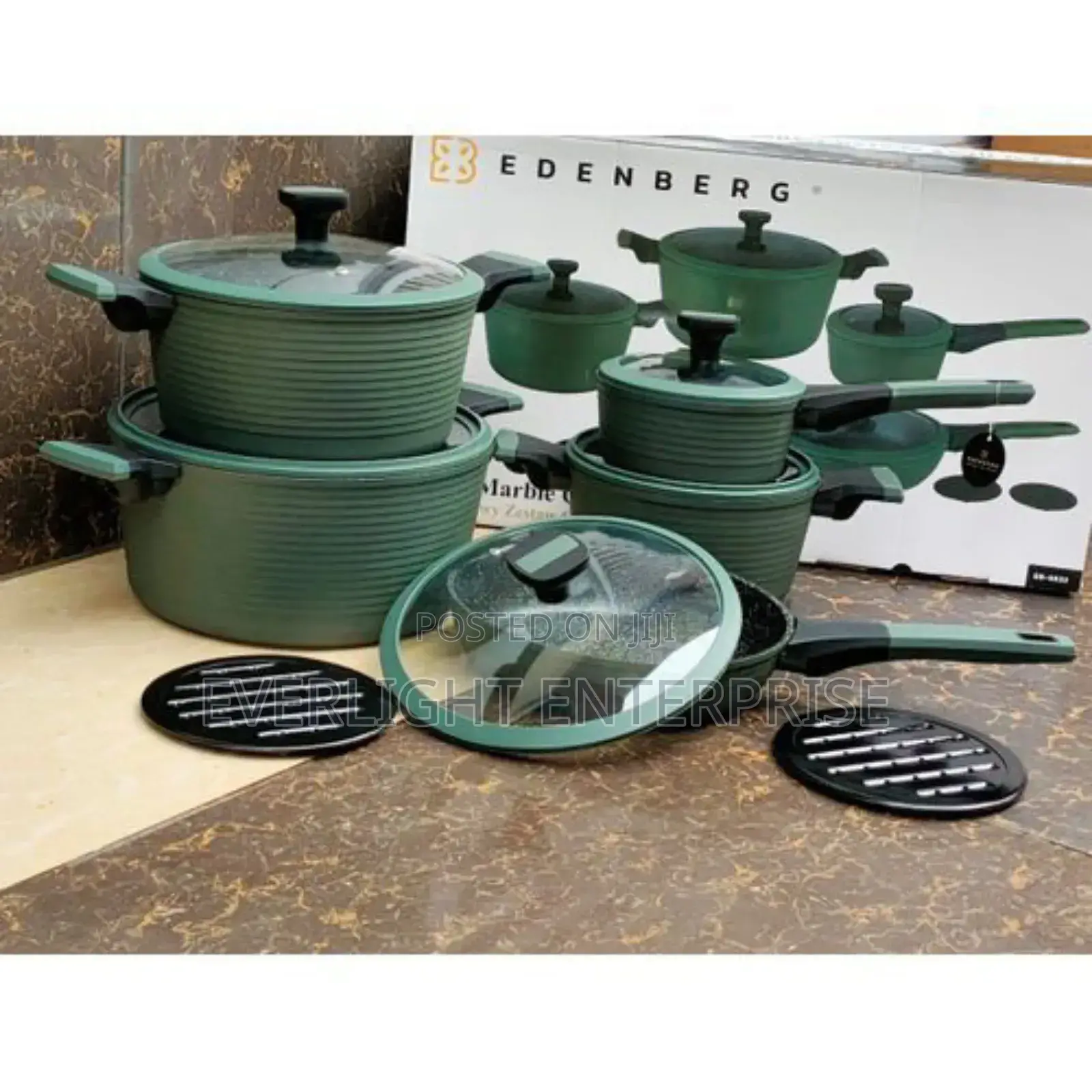 Edenberg Nonstick Cooking Pots 
12 PCS Sets