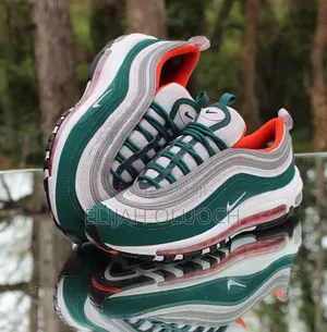 Nike Air  Max 97  Green And Red