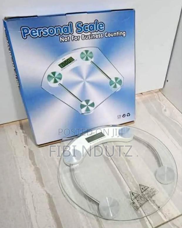 Digital Bathroom Scale/Clear Glass Bathroom Scale