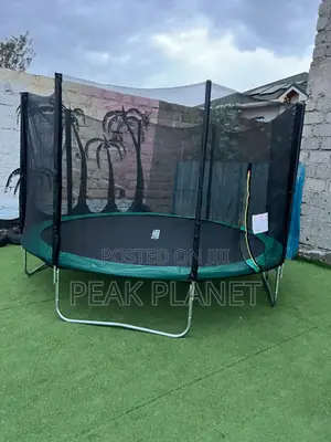 Backyard Trampoline With Net