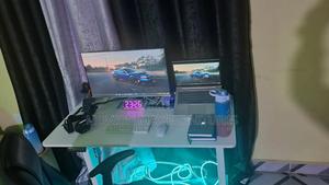 White Electric Working Table Adjustable - thumbnail 2