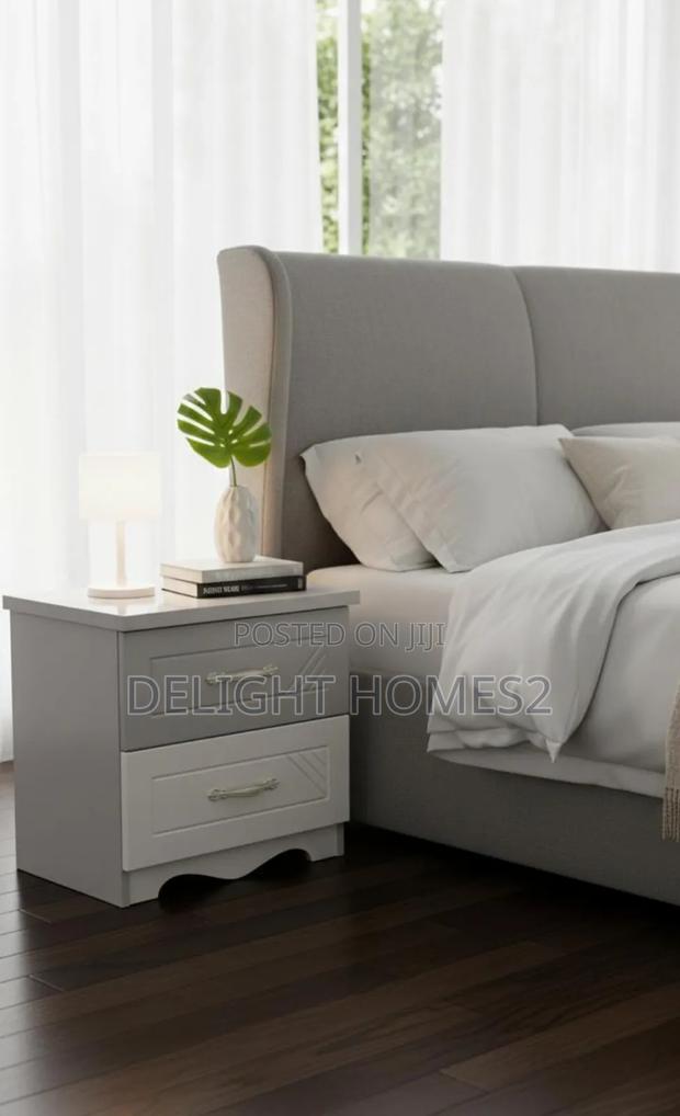 Solid Wood Bedside Table-Tt - thumbnail 2