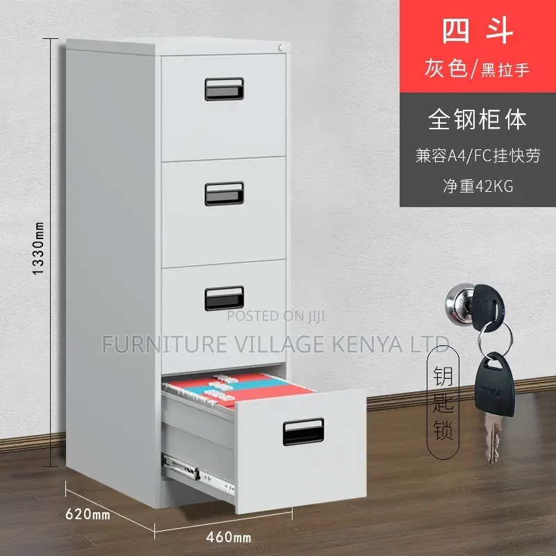 Office Cabinet; 4 Drawer Office Filing Cabinet