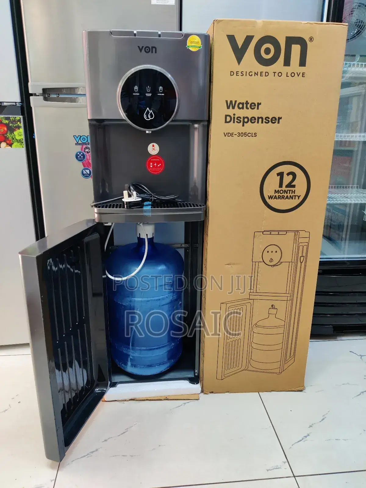 Von Dispenser Bottom Load Hot, Normal and Cold