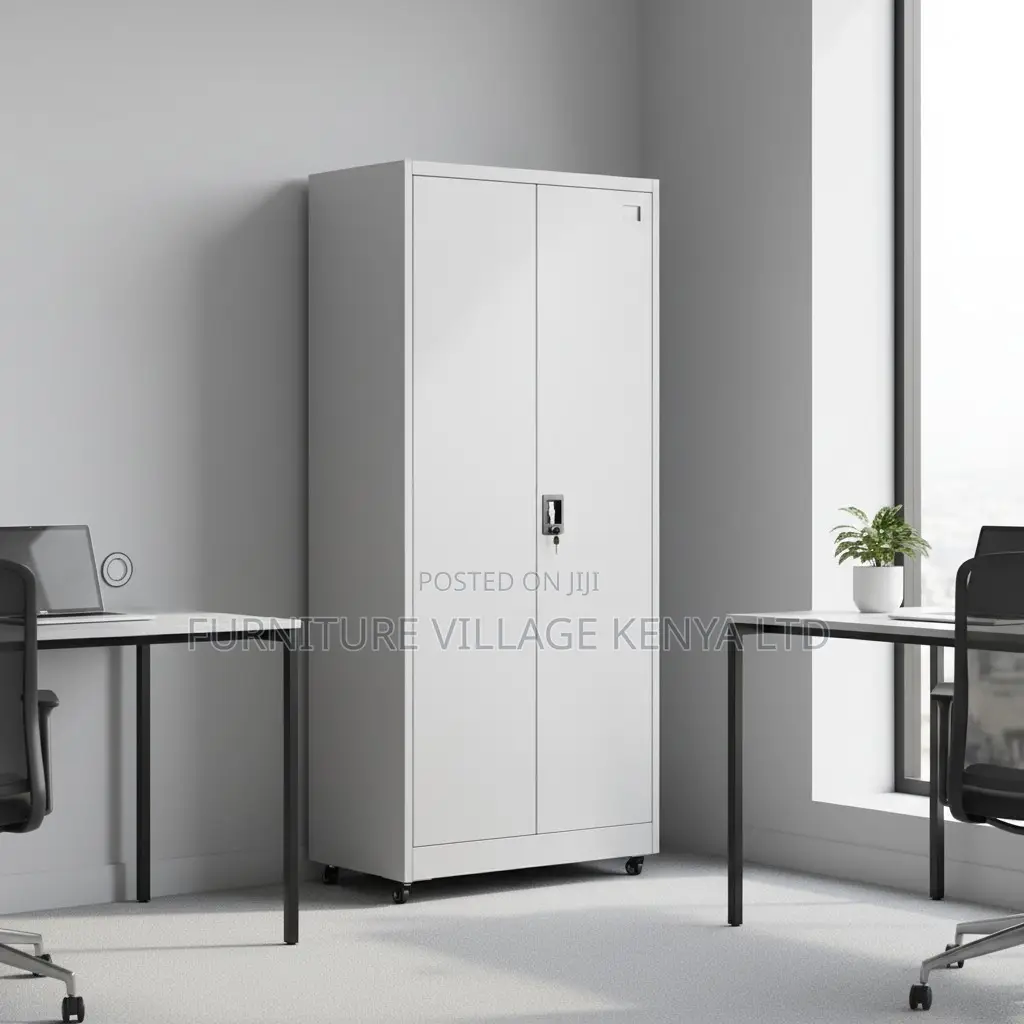 Office Cabinet; 2-door Full Metallic Filing Office Cabinet