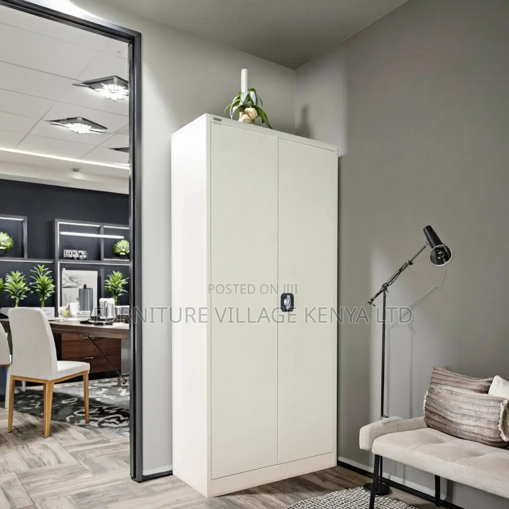 Office Cabinet; 2-door Full Metallic Filing Office Cabinet